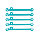 Load image into Gallery viewer, Cine Mag Ties - Teal - 105mm
