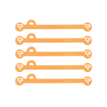 Load image into Gallery viewer, Cine Mag Ties - Neon Orange - 105mm