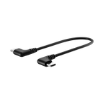 Load image into Gallery viewer, Teradek Right Angle USB-C to Right Angle USB-C Cable, showing both right-angle connectors.