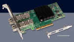 Load image into Gallery viewer, Sonnet Twin25G Dual-port 25 Gigabit Ethernet PCIe Card with Two SFP28 Transceivers