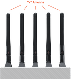 Load image into Gallery viewer, Teradek Horizontally Polarized Mushroom "H" Antennas