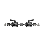 Load image into Gallery viewer, Wooden Camera Universal Ultra Arm v2, an articulating arm with a central clamp and threaded knobs on each end.