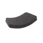 Load image into Gallery viewer, A black, contoured foam shoulder pad, the Wooden Camera Shoulder Rig v3 Replacement Shoulder Foam, shown with included velcro strips.