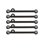 Load image into Gallery viewer, A pack of five Wooden Camera Cine Mag Ties, which are flexible silicon straps with magnetic ends for organizing cables.