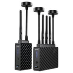 Load image into Gallery viewer, Teradek Bolt 6 LT MAX Deluxe TX/RX Set, showing the transmitter and receiver units with antennas attached.
