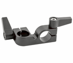 Load image into Gallery viewer, Upgrade Innovations 90 Degree Rod Clamp for 15mm camera rig systems, showing the black anodized aluminum body and adjustable locking levers.