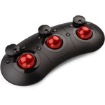 Load image into Gallery viewer, Tangent Ripple color grading panel, a compact black device with three trackerballs and several control buttons, viewed from a three-quarter angle.
