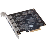 Load image into Gallery viewer, Sonnet Allegro Pro USB 3.2 Gen 2 PCIe Card with its four 10Gbps USB-A ports visible.