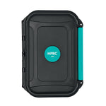 Load image into Gallery viewer, HPRC 1400 crushproof watertight hard case in black, shown closed from a three-quarter angle on a white background.