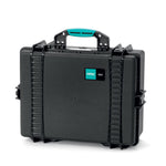 Load image into Gallery viewer, HPRC 2600 unbreakable hard case in black, closed and shown from a front-three-quarters angle on a white background.