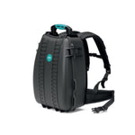 Load image into Gallery viewer, HPRC 3500 protective backpack case in black, shown from the front with shoulder straps visible.