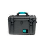 Load image into Gallery viewer, HPRC 4100 unbreakable waterproof hard case in black, shown closed from a front-three-quarters angle.