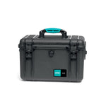 Load image into Gallery viewer, HPRC 4100 hard case in black with custom laser-cut foam interior designed for the Areca 8050T3U-4 Thunderbolt 3 RAID array.