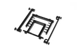 Load image into Gallery viewer, Adicam C-Stand Holder Set mounted on an adicam production cart, securely holding four C-stands of various sizes.