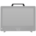 Load image into Gallery viewer, A black, anodized aluminum SmallHD 4K Monitor Handle mounted securely on the side of a SmallHD monitor.
