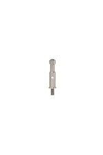 Load image into Gallery viewer, Close-up of the adicam 5/8 inch Baby Pin, showing the 3/8 inch male thread at the base and the smooth, machined 16mm pin shaft against a white background.