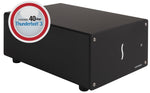 Load image into Gallery viewer, Sonnet Echo Express SE I Thunderbolt 3 expansion chassis, a silver aluminum box with a PCIe card visible inside and ports on the back.