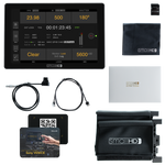 Load image into Gallery viewer, SmallHD Cine 7 monitor displaying the Sony VENICE camera control interface, shown alongside the included ethernet control cable.