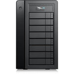 Load image into Gallery viewer, Front view of the Promise Technology Pegasus32 R8 8-bay Thunderbolt 3 RAID storage tower, showing the drive bay doors and status lights.