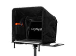 Load image into Gallery viewer, The complete Inovativ Pro DigiTech Kit assembled, showing the DigiPlate Pro holding a laptop, with the DigiShade attached and accessories clamped to the side.