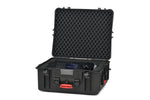 Load image into Gallery viewer, HPRC 2710 hard case open, showing the custom pre-cut foam interior designed for the Blackmagic ATEM 1 M/E Advanced Panel and accessories.