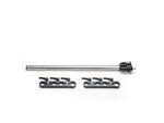 Load image into Gallery viewer, Adicam Steadicam and Accessory Mount kit, featuring two aluminum handles with 35mm tubes and Manfrotto heads, attached to a professional camera cart.