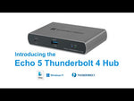Load and play video in Gallery viewer, Sonnet ECHO 5 Thunderbolt 4 Hub
