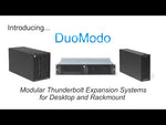 Load and play video in Gallery viewer, Sonnet DuoModo Enclosures Dual-Module Rackmount Enclosure