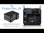 Load and play video in Gallery viewer, Sonnet Fusion Flex J3i 3-drive mounting system for 2019 Mac Pro