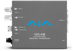 Load image into Gallery viewer, AJA Mini-Converters Optical Fiber Single-Mode 12G-SDI 8-Channel AES Audio Embedder/Disembedder
