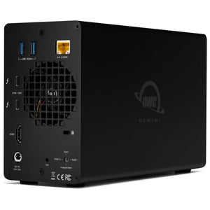 OWC Gemini Dual-Drive Thunderbolt 3 Hardware RAID Storage & Dock Enclosure