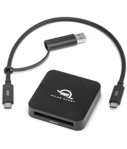 OWC Atlas CFast Reader with USB-C & USB-A connectivity