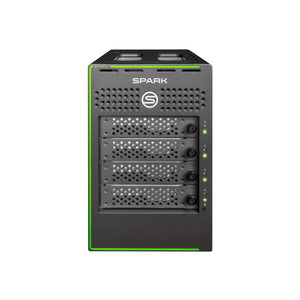 SymplySPARK XT 72TB 4 bay Thunderbolt 3 RAID with Hard Case