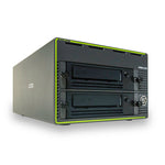 Load image into Gallery viewer, SymplyPRO LTO XTH Desktop SAS SFF-8644 Interface Dual Drive Enclosure, Single LTO Tape Drive

