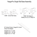 Load image into Gallery viewer, Upgrade Innovations Whaley Rail Monitor Mounting Frame – YaegarPro
