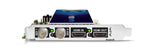 Load image into Gallery viewer, AJA KONA X PCIe card showing its mounting bracket with two BNC and two HDMI connectors.
