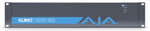 Load image into Gallery viewer, Front view of the AJA KUMO 32x32 Compact 12G-SDI Router, a 2RU video routing matrix.
