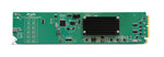 Load image into Gallery viewer, AJA openGear AES Audio Embedder/Disembedder Card, showing the front slot card and modular rear panel.
