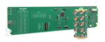 Load image into Gallery viewer, Front view of the AJA OG-C10DA openGear analog distribution amplifier card, showing its circuit board and front panel components.

