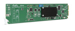 Load image into Gallery viewer, Front and rear view of the AJA OG-DANTE-12GAM 12G-SDI to Dante Audio openGear card.
