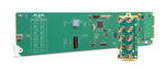 Load image into Gallery viewer, AJA OG-GEN10 openGear SD/HD/AES Sync Generator card, showing the front panel and rear I/O module.
