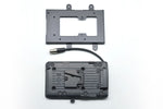 Load image into Gallery viewer, The TVLogic V-Mount-F7H battery adapter plate, designed for use with F-7H, F-7H mk2, F-7HS, and F-10A monitors.
