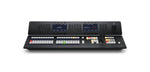 Load image into Gallery viewer, Front view of the Blackmagic Design ATEM 1 M/E Advanced Panel 20, showing its 20 input buttons, fader bar, and joystick.
