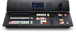 Load image into Gallery viewer, Front view of the Blackmagic Design ATEM Television Studio 4K8 2TB, showing the integrated broadcast control panel with fader bar and crosspoint buttons.
