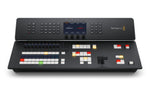 Load image into Gallery viewer, Front view of the Blackmagic Design ATEM Television Studio HD8 ISO, showing the integrated control panel with fader, buttons, and joystick.
