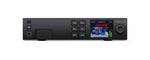 Load image into Gallery viewer, Front view of the Blackmagic Design Studio Converter, showing the 2.2-inch LCD screen, control buttons, and headphone jack.
