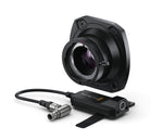 Load image into Gallery viewer, The Blackmagic Design URSA Cine Mount B4, a metal lens adapter with a B4 mount on one side and an URSA Cine mount on the other.
