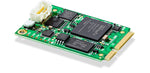 Load image into Gallery viewer, Blackmagic Design DeckLink Micro Recorder, a small green circuit board with a Mini PCIe interface and onboard connectors.
