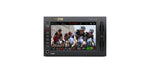 Load image into Gallery viewer, Front view of the Blackmagic Design HyperDeck Extreme 8K HDR, showing the large 7-inch LCD screen, transport controls, and media slots.

