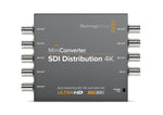 Load image into Gallery viewer, Blackmagic Design Mini Converter SDI Distribution 4K, showing its single SDI input and eight re-clocked SDI outputs.
